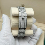 Fully Iced Out Moissanite Luxury Watch