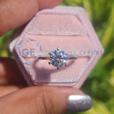 Lab Grown Round Cut Solitaire Engagement Ring