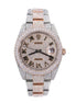 41MM Roman Dial Date Just Automatic Moissanite Watch