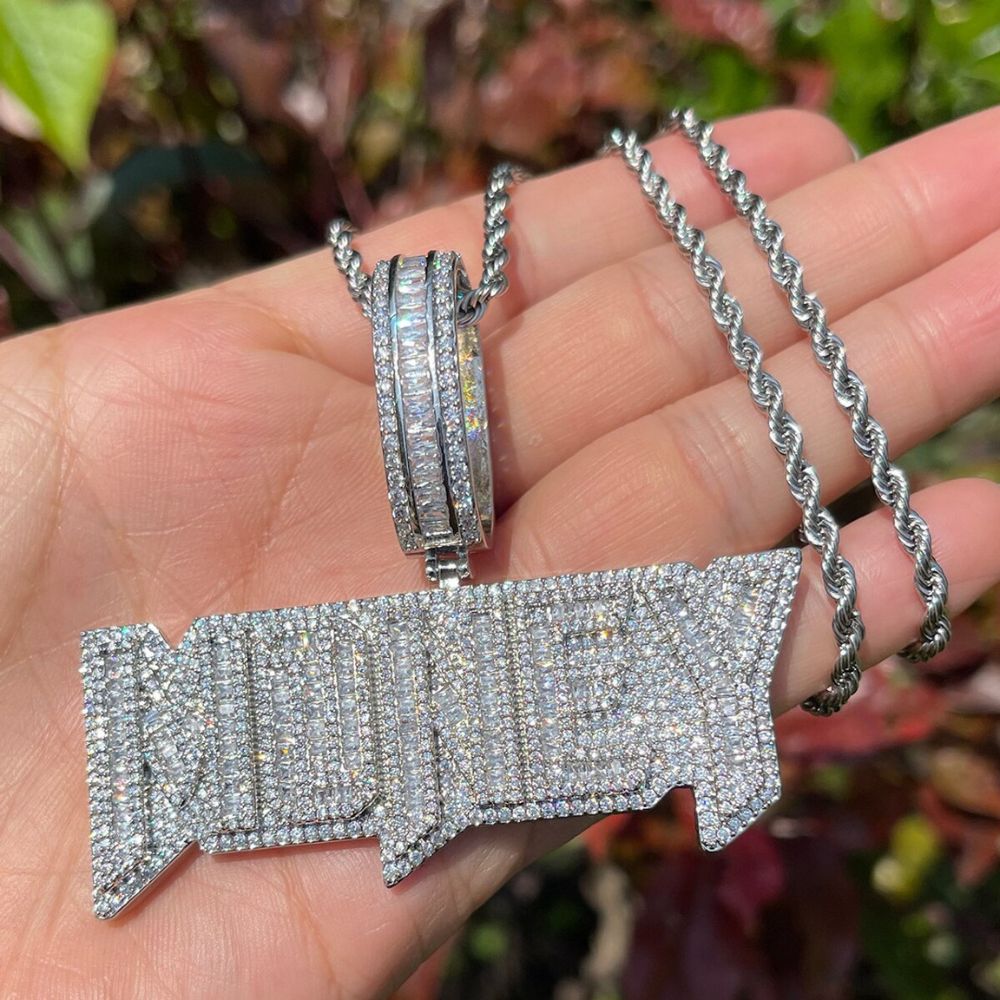 Customize Moissanite Diamond Iced Out Pendant