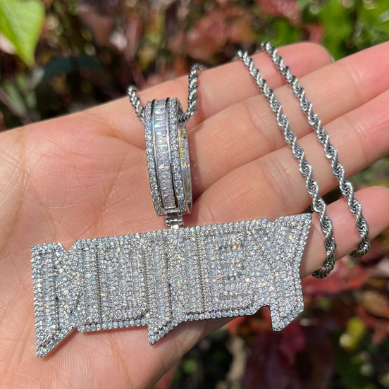 Customize Moissanite Diamond Iced Out Pendant