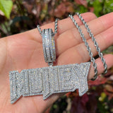 Customize Moissanite Diamond Iced Out Pendant