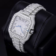 Romen Numeric Moissanite Automatic Mechanical Watch