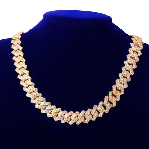 Rapper Style Moissanite Diamond Cuban Link Chain