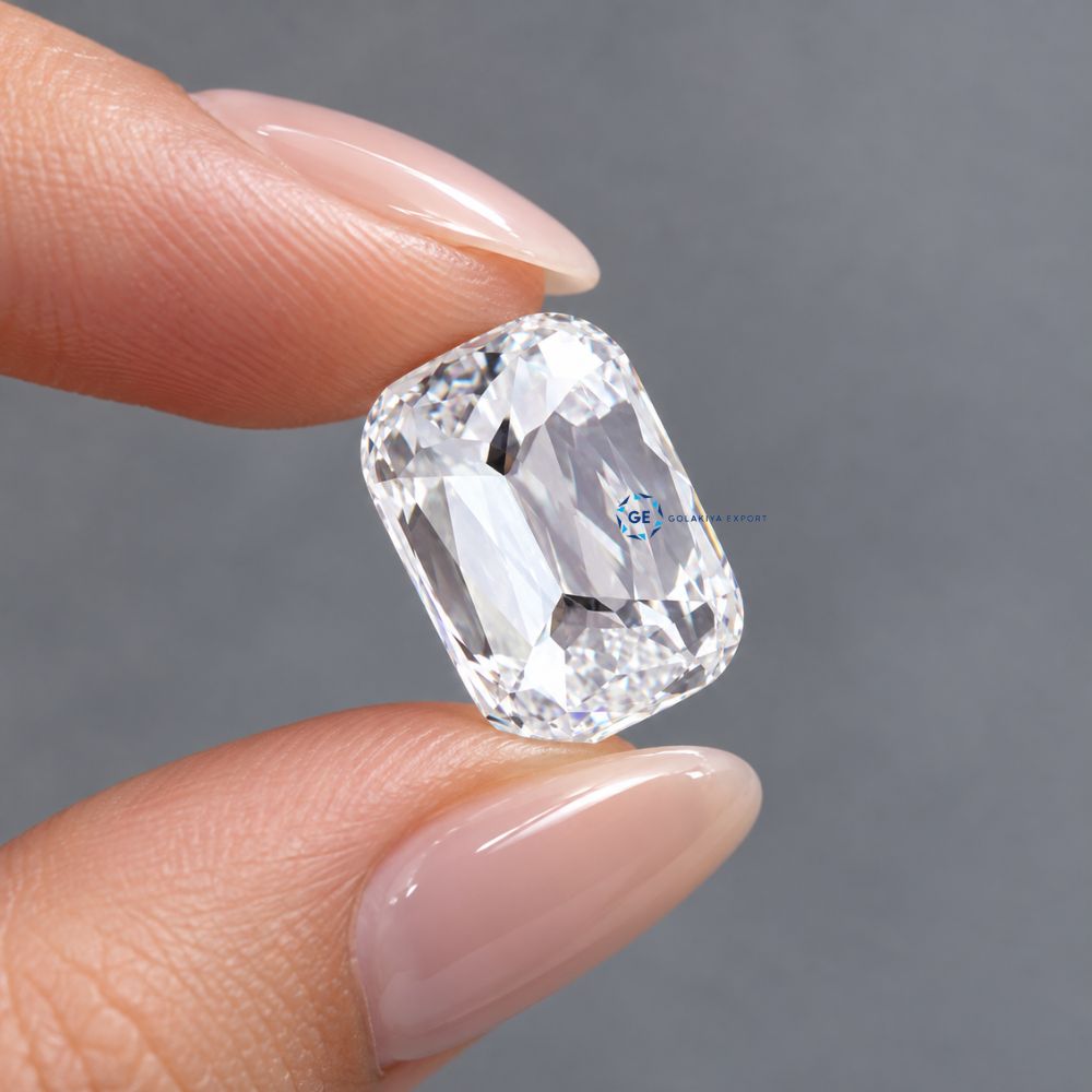 Old Mine Cushion Lab Grown Diamond, Cushion Shape Lab Created Gemstone