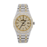 Iced Out Automatic Wrist Moissanite Watch For Men's
