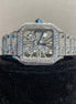 Fully Iced Out Skeleton Moissanite Hip Hop Men's Watch