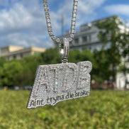 Iced Out Moissanite Diamond Hip Hop Necklace