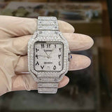 D Color Moissanite Iced Out Men's Hip Hop Watch