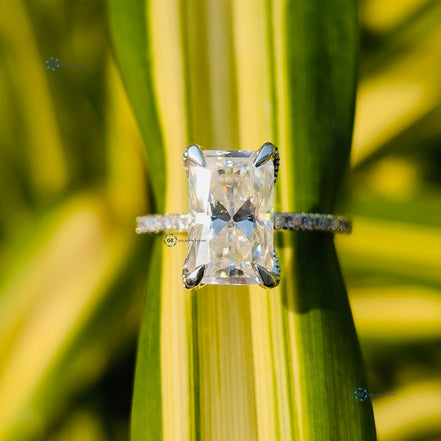 10K White Gold Lab Grown Diamond Wedding Ring