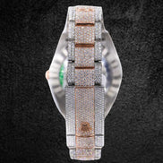 Fancy And Stylish Moissanite Wrist Watch Gift For Men's