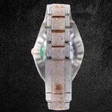 Fancy And Stylish Moissanite Wrist Watch Gift For Men's