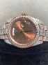 Automatic Day Date Moissanite Diamond Hip Hop Watch For Him