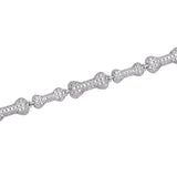 Iced Out Custom Bone Link Chain Bracelet