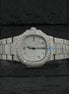 Iced Out Baguette Dial Moissanite Hip Hop Watch For Men's