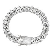 Iced Out Moissanite Diamond Luxury Men's Bracelet