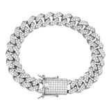 Iced Out Moissanite Diamond Luxury Men's Bracelet