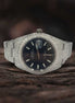 Fully Iced Out Black Dial Moissanite Luxury Watch Gift For Men's