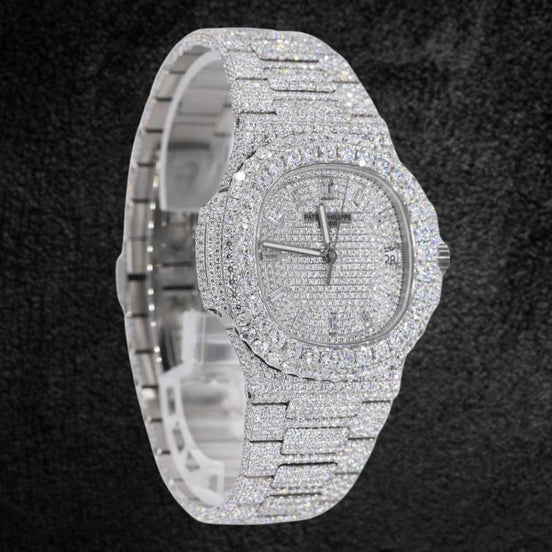 Automatic Luxury Moissanite Wrist Watch
