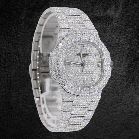 Automatic Luxury Moissanite Wrist Watch