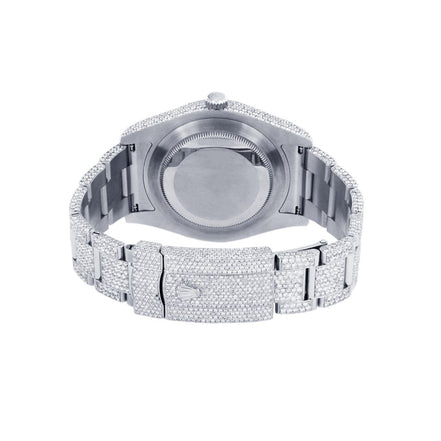 D Color Moissanite Datejust Fully Iced Out luxury Watch