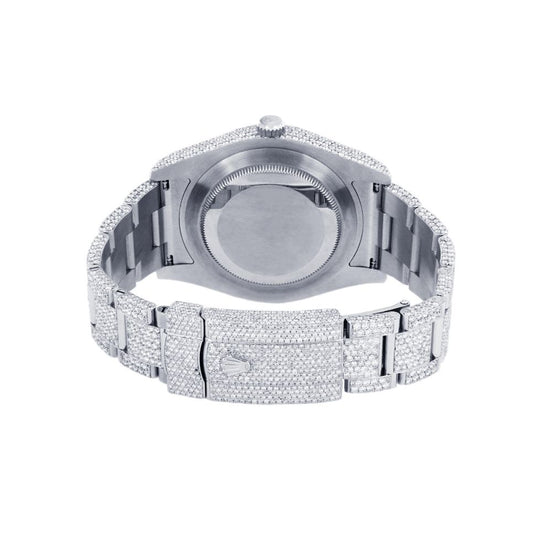 D Color Moissanite Datejust Fully Iced Out luxury Watch