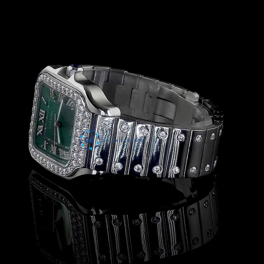 Green Dial Classic Luxury Wrist Watch