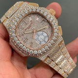 Baguette Bolo Dial Automatic Moissanite Watch
