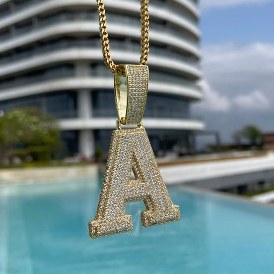 Customized Letter Moissanite Diamond Men's Pendant