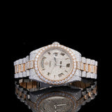 Day Date Moissanite Diamond Luxury Watch