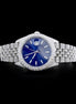 VVS1 Moissanite Datejust Blue Dial Fully Iced Out Luxury Watch