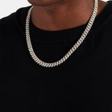 18mm Round Cut Moissnaite Diamond Luxury Chain