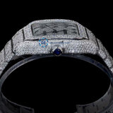 Arabic Dial Full White Moissanite Stylish Hip Hop Luxury Watch