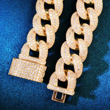 22MM Moissanite Diamond Cuban Unisex Bracelet