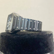 Full Black Stainless Steel Men's Daily Wear Watch