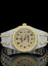 Arabic Numeric Moissanite Hip Hop Watch
