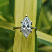 Marquise Cut Solitaire Engagement Ring