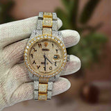 Colorless Moissanite Fancy And Stylish Diamond Watch For Men's