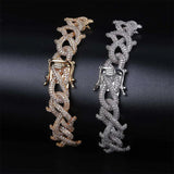 925 Sterling Silver Moissanite Crown Of Thorns Bracelet
