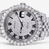 Iced Out Fully Iced Out Automatic Moissanite Watch