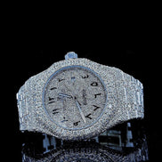 Fully Iced Out Moissanite Luxury Watch