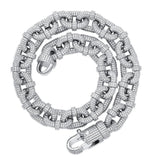 Carabiner Clip Moissanite Diamond Hip Hop Chain