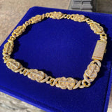 Customized Moissanite Diamond Doller Man Chain