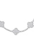 925 Sterling Silver Clover Tennis Bracelet