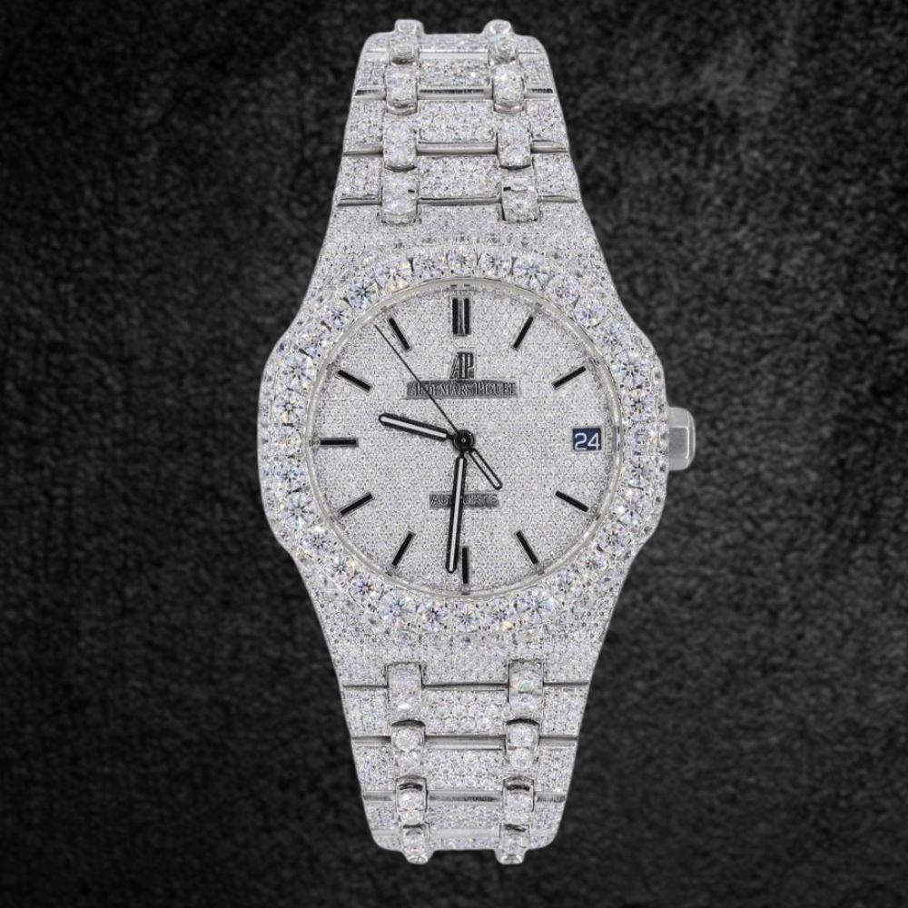 D Color Moissanite Iced Out Classic Luxury Watch For Men's
