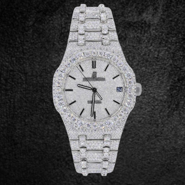 D Color Moissanite Iced Out Classic Luxury Watch For Men's