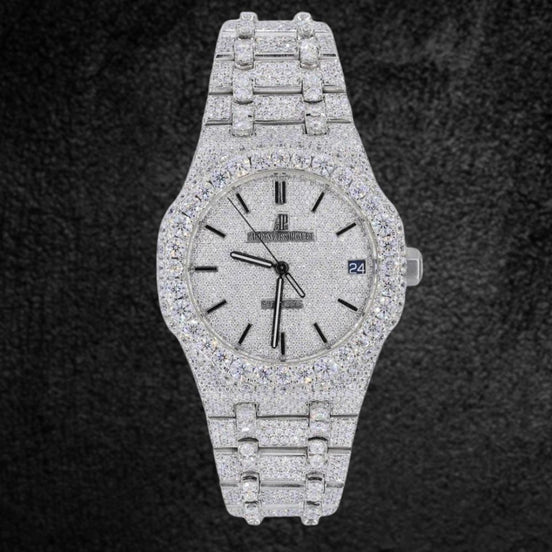 D Color Moissanite Iced Out Classic Luxury Watch For Men's