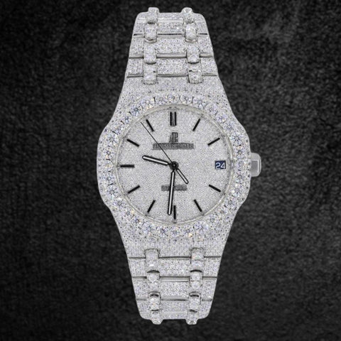 D Color Moissanite Iced Out Classic Luxury Watch For Men's