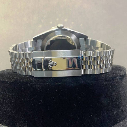 Half Bezel Moissanite Diamond Daily Wear Men's Watch
