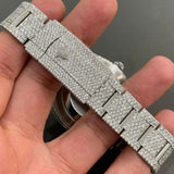 Bust Down Fully Iced Out Moissanite Hip Hop Watch For Him